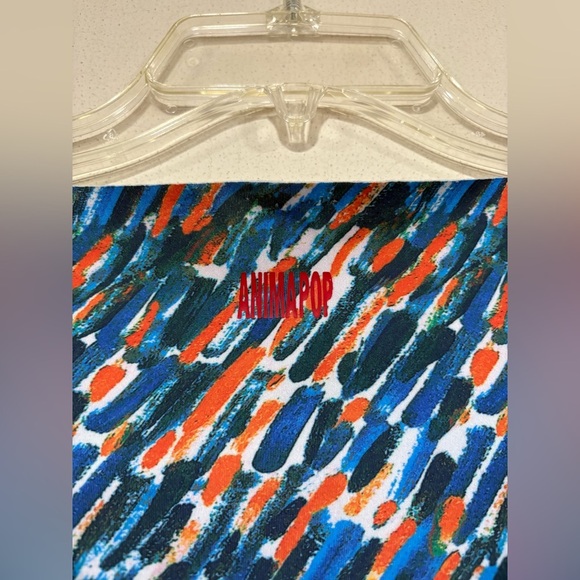 Animapop Italy Reversible Dress Abstract Artsy NWT No Iron Travel Women’s Sz S - Picture 10 of 15